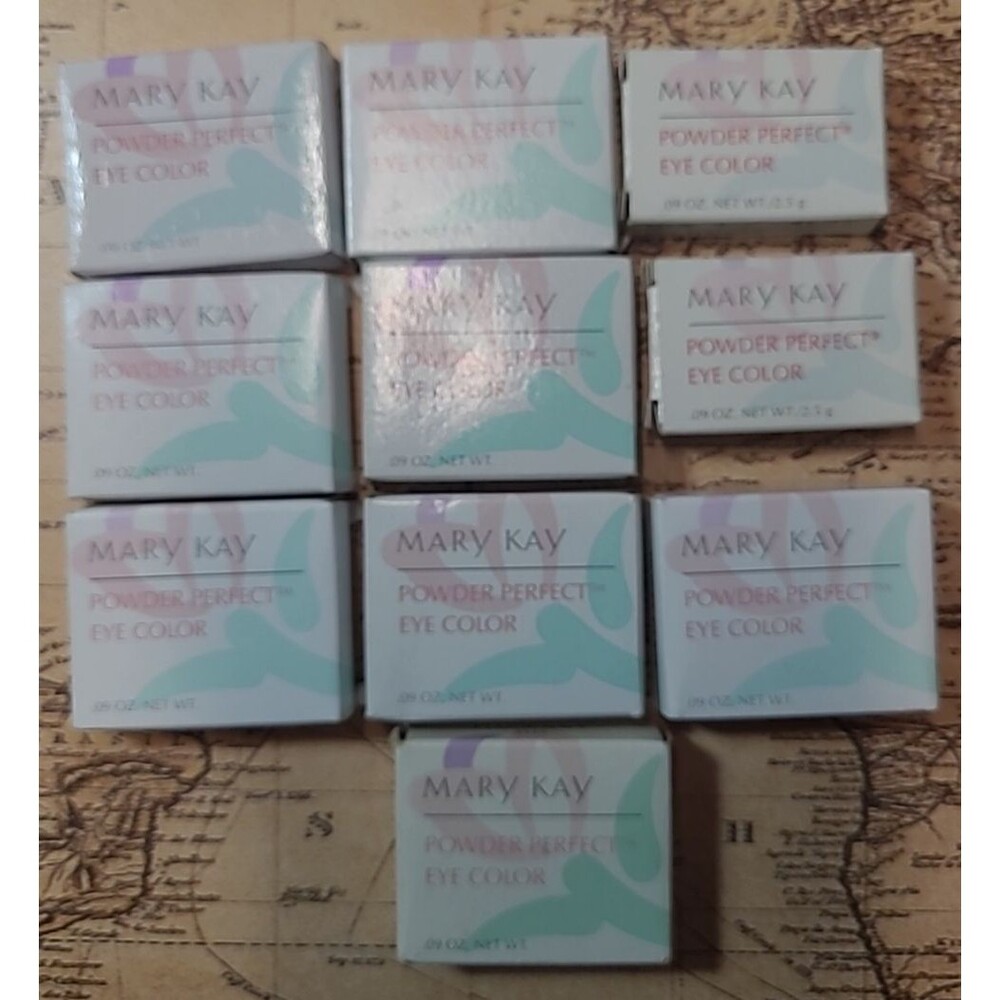 Lot of 10 - Mary Kay~POWDER PERFECT Eye Color New Old Stock Lot A